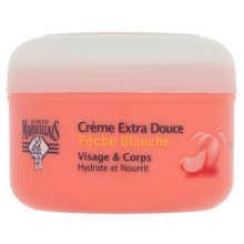 Crème Extra Douce Pêche Blanche Pot