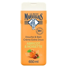 Douche & Bain Crème Abricot et Noisette