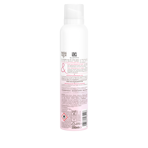 Déodorant Spray Soin Confort Huile de Pétales de Rose, Sauge vue arrière